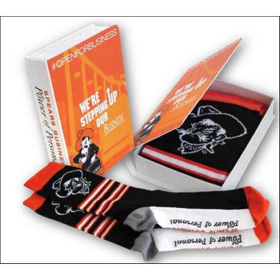 Custom Woven Unisex Crew Socks (9.5"x3.5"x7")