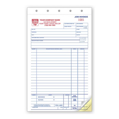 Job Invoices/Work Order Forms