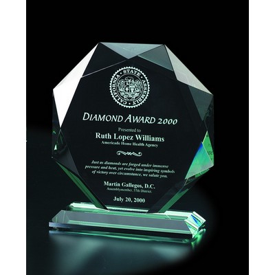 Jade Glass Octagon Thick