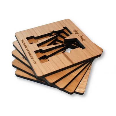 4" Coaster Wooden (ELDORADO)