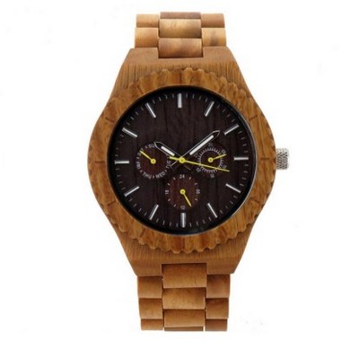Zebra Wood Watch