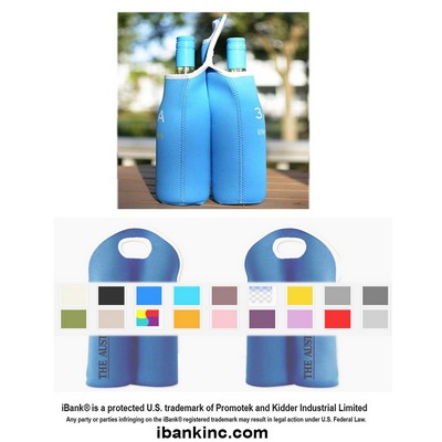 iBank ® 2-Bottle Neoprene Wine Tote