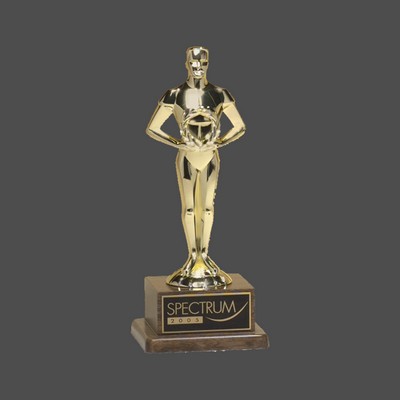 Classic Achiever Figure Award on Walnut Base (7¼")