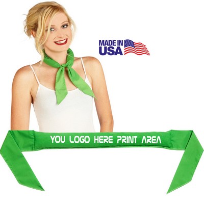 Electric Green Cooling Scarf