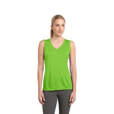 Sport-Tek® Ladies Sleeveless PosiCharge® Competitor™ V-Neck Tee