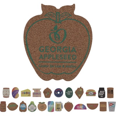 1/8" Cork Coaster Stock Shape - Shape Category: Food
