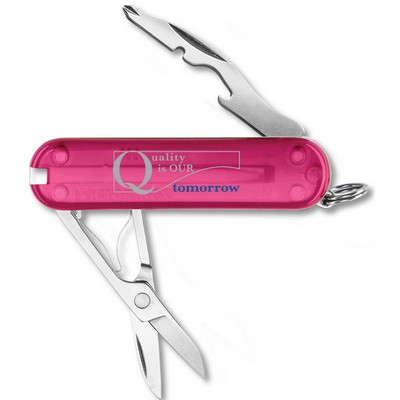 Swiss Army® Translucent Pink Jetsetter Flight Friendly Knife