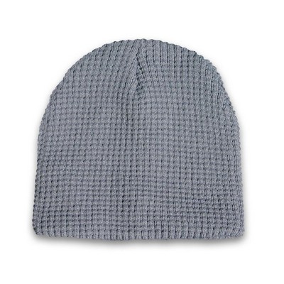 Thick Waffle Weave Knit Beanie