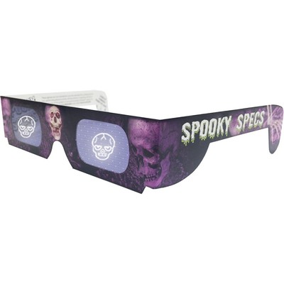 3D HoloSpex® Glasses Spooky Specs Skeleton - STOCK