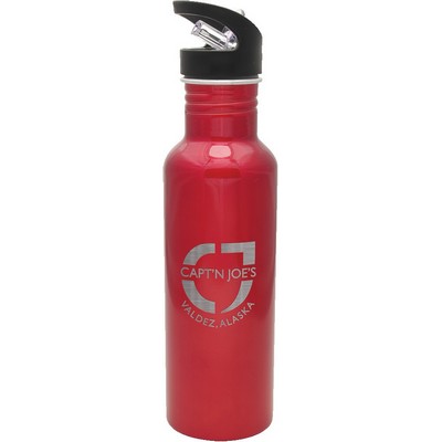 27 Oz. Aluminum Hiker Collection Water Bottle - Laser Etched