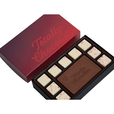 10-Piece Peppermint Bark Ensemble Gift Set with Luxury Custom Packaging
