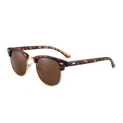Recycled Sunglasses - Brown Lenses - Tortoise Frames