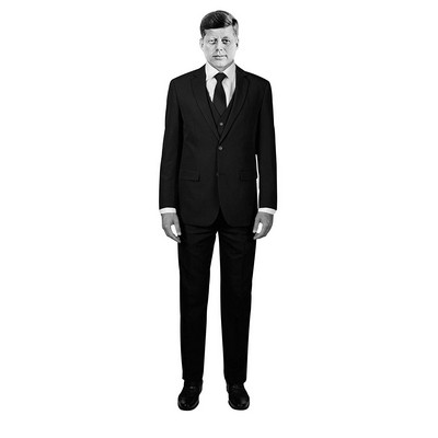 President John F Kennedy Cardboard Cutout Stand Up| Standee Picture Poster Photo Print 6' Tall