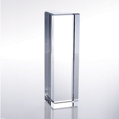 Rectangular Column Optic Crystal Award - Large