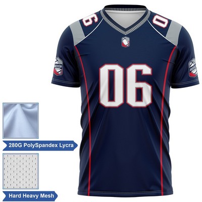 Men's & Kids Premium Sub Football Fanwear Jersey w/ Shoulder