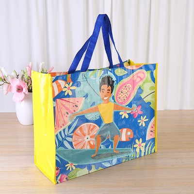 Glossy Laminated Shopping Tote Bags