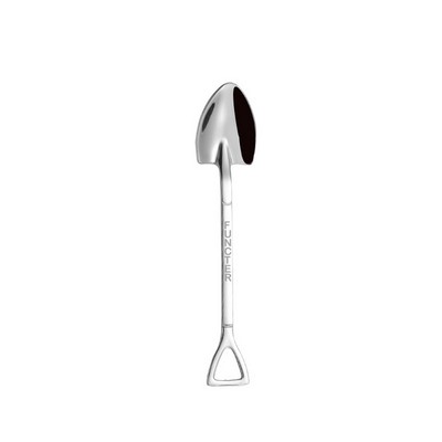 6" Matt Surface #304 Stainless Steel Ice Cream Round Shovel Spoon