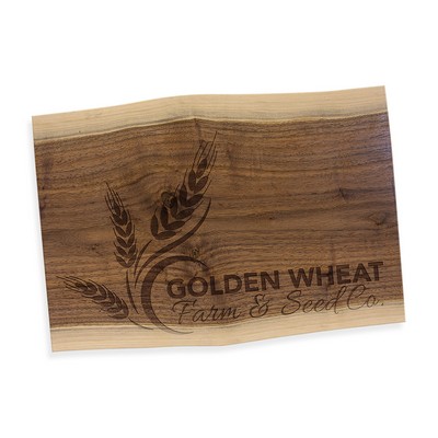 13.75" x 9.75" Black Walnut Cutting & Charcuterie Board