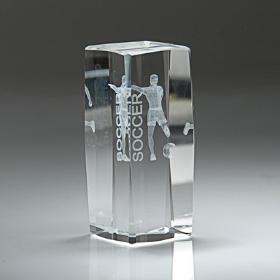 Male Soccer Crystal Tower