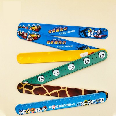 Custom Silicone Snap Slap Wristband Bracelet