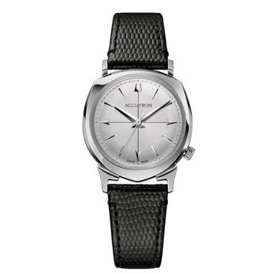 Citizen® Accutron Legacy Collection Automatic Watch w/Black Lizard-Embossed Strap