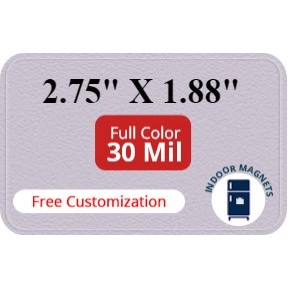 Magnet - House w/Round Corner (2.75x1.875) - 30 Mil