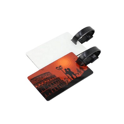 Fiberboard Luggage Tag with Adjustable Strap