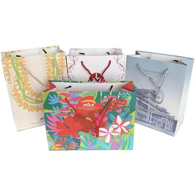 Full Color Matte Laminated Eurotote Small Size With Rope Handle