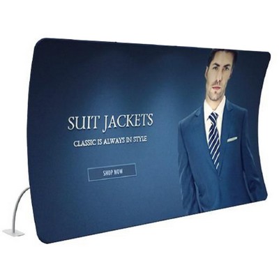 Tube Kiosk - U Shape - 20' - 1-sided (fabric only)