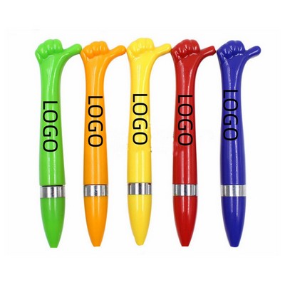 Twist Action Ballpoint Pen with Thumbs Up