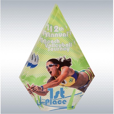 5 3/4" x 8" Diamond Sublicrylic Award