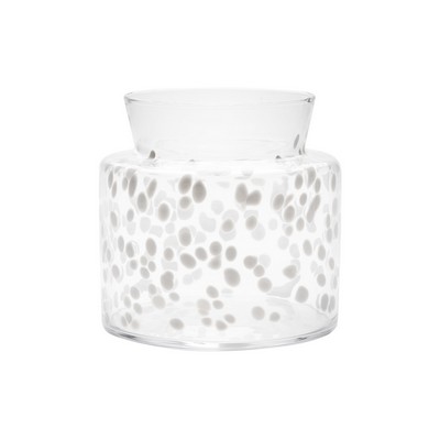 Kosta Boda Wide Winter Meadow Vase