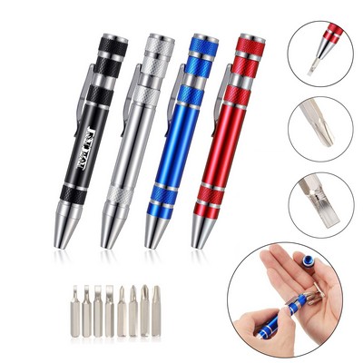 8" 1 Multi-functional Screwdriver Pen