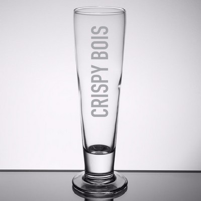 Laser Engraved Libbey® 3823 Catalina 14 oz. Tall Footed Pilsner Glass