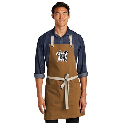 Custom Canvas Full-Length Two-Pocket Apron Port Authority®
