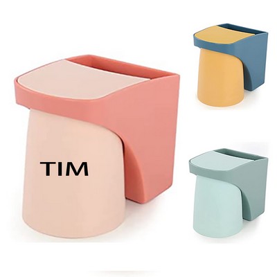 Wall-Mounted Toothbrush Storage Rack tooth Cup Holder