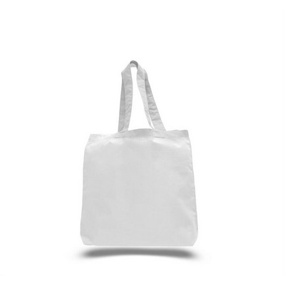 Cotton Tote Bag with Bottom Gusset