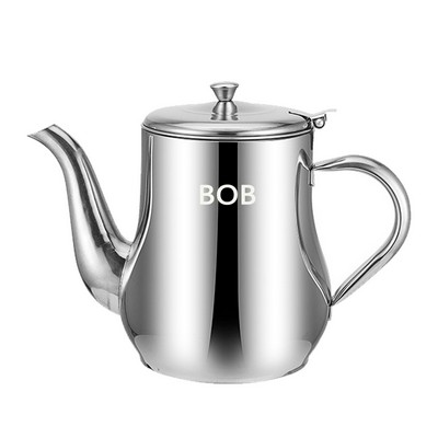 48 OZ Stainless Steel Oil Pot with Filter Screen