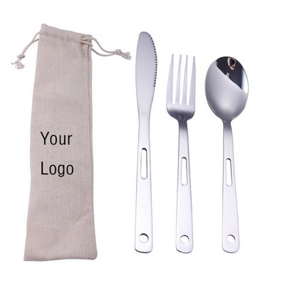 Reusable Utensils Set with Pouch