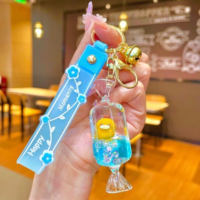 Blue Candy Keychain with Duck