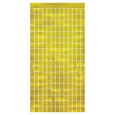 Metallic Square Curtain