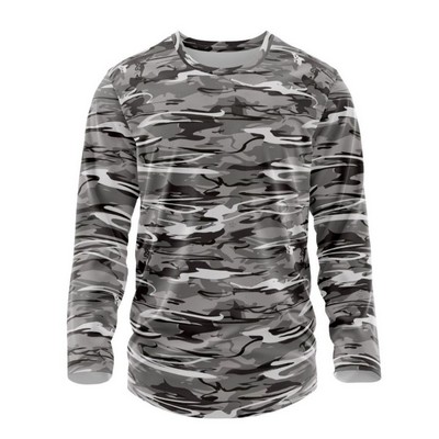 Antler® Men's 4.4 Oz. Polyester Interlock Long Sleeve T-Shirt