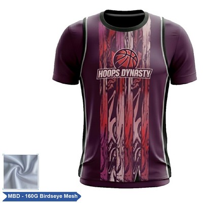 Unisex & Kids' Sublimation 160G Birdseye Mesh 2-in-1 Jersey