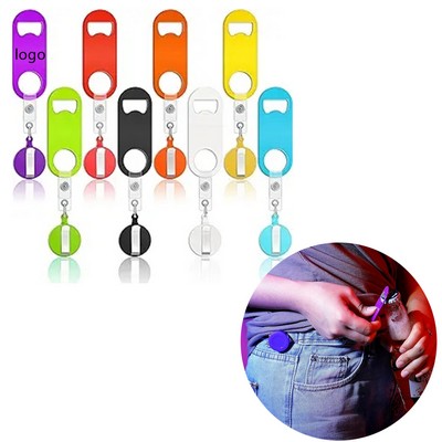 Badge Clips Holder Retractable Beer Opener