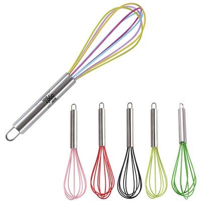 10" Silicone Coated Stainless Steel Whisk
