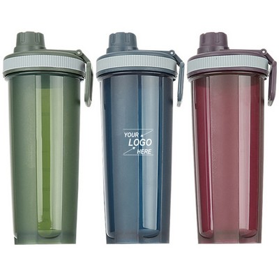 24 Oz. Protein Shaker Bottle w/Handle