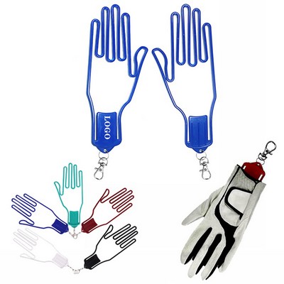 Golf Glove Dry Rack Hanger w/Metal Lobster Clamp (10"x5")