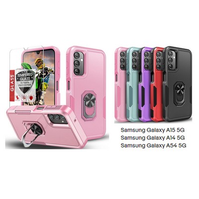 iBank ® Shockproof Case compatible with Galaxy A14/A15/A16/S25/S24/S23 + Screen Protector