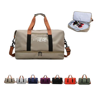 Gym Bag w/Canvas Handles