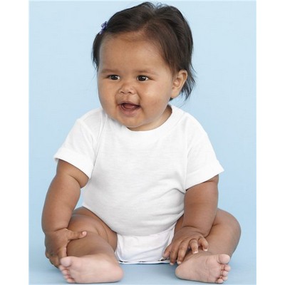 SubLiVie Infant Polyester Sublimation Short Sleeve Bodysuit